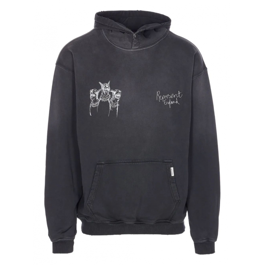 Sweatshirt à capuche  'Dog-Print' pour Hommes