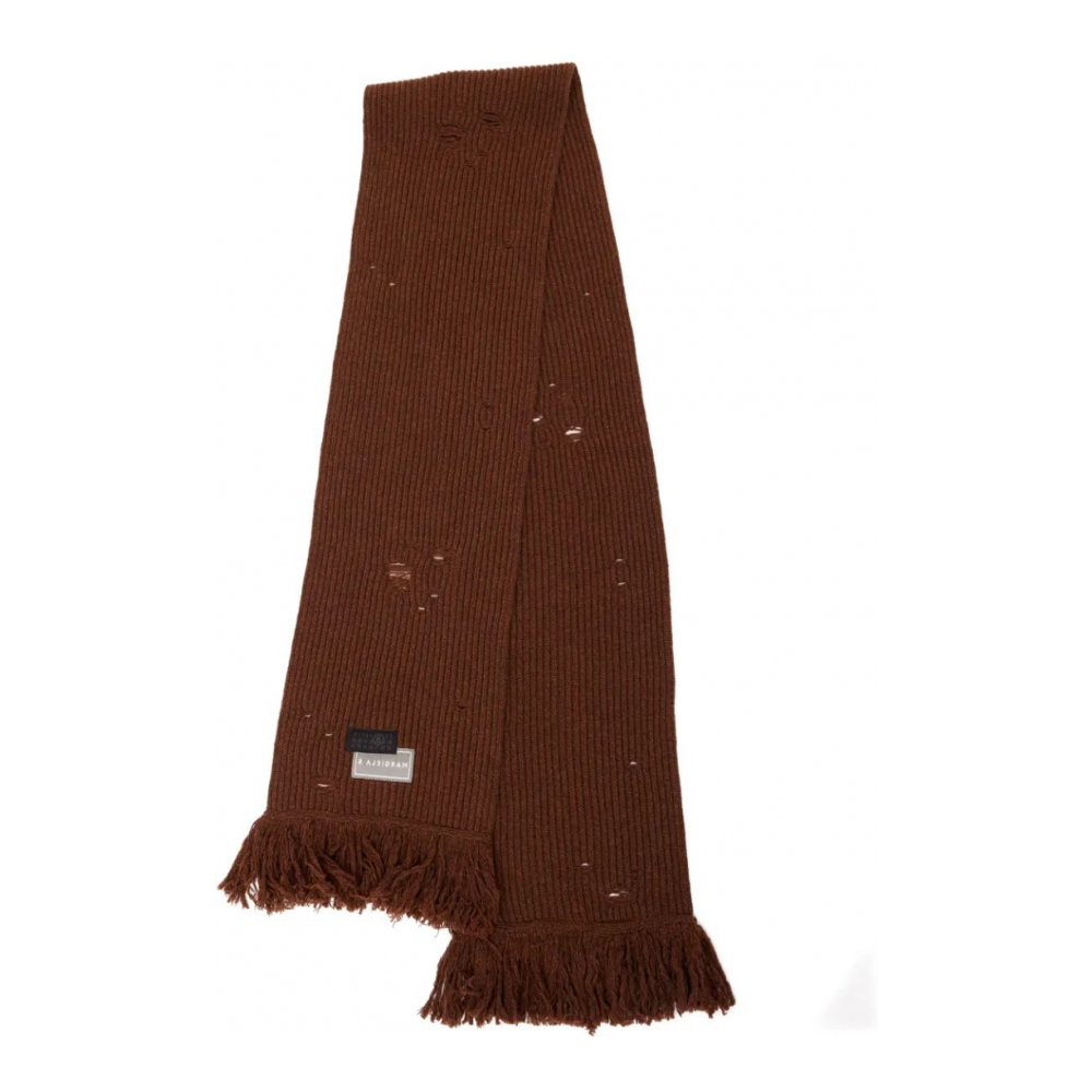 Foulard 'Logo-Patch Knitted' pour Hommes