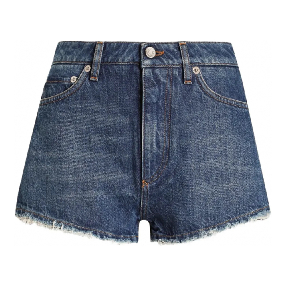 'Frayed' Jeansshorts für Damen