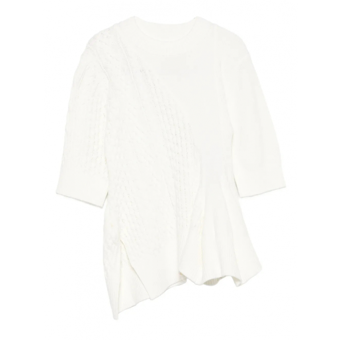 Top à manches courtes 'Flared' pour Femmes