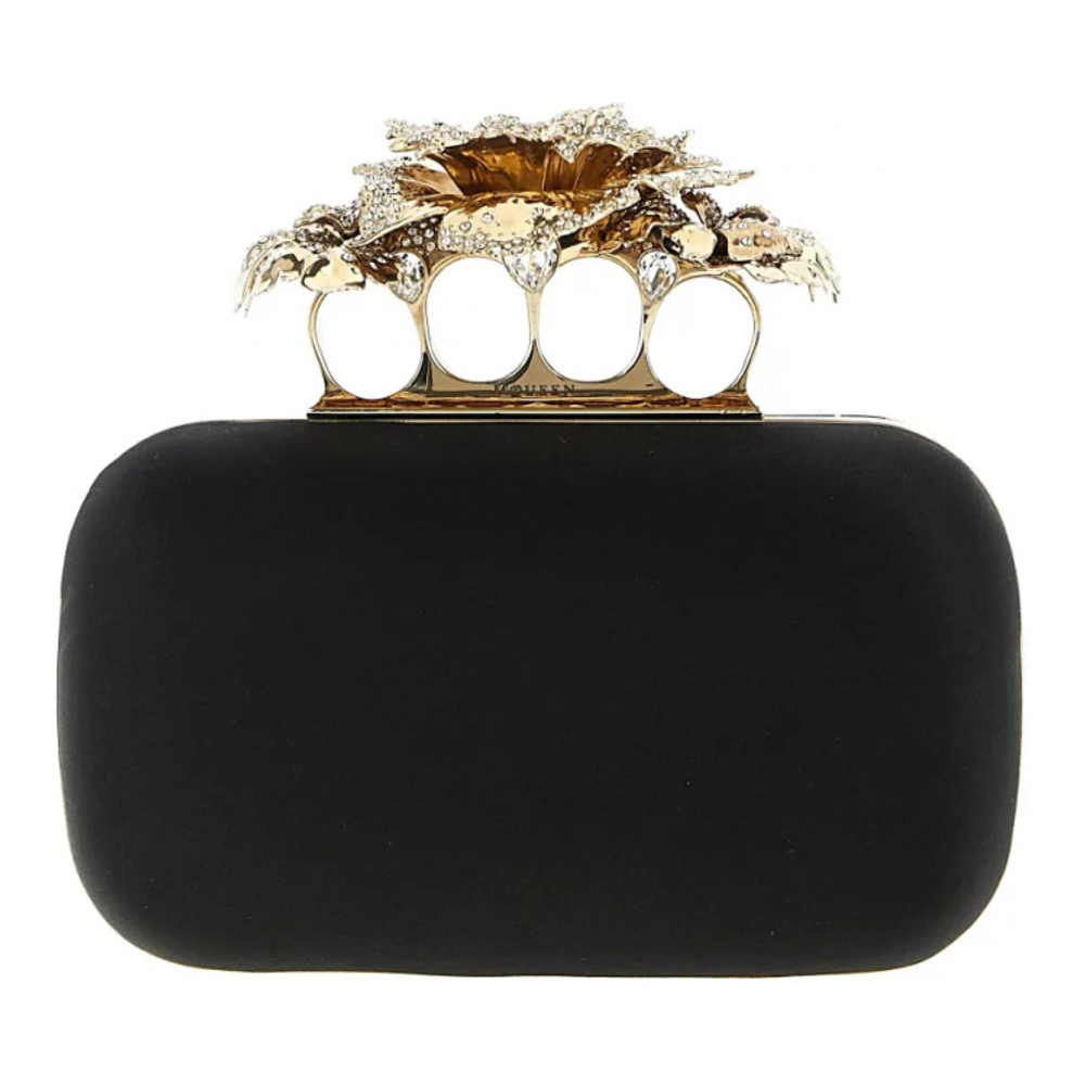 Women's 'Carnation Crystal-Embellished Ring' Clutch