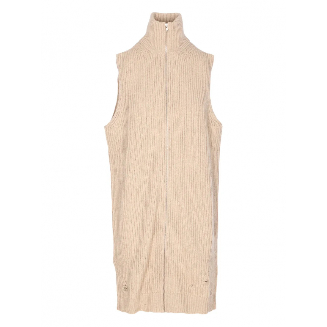 Haut sans manches 'High-Neck Zip-Front' pour Femmes