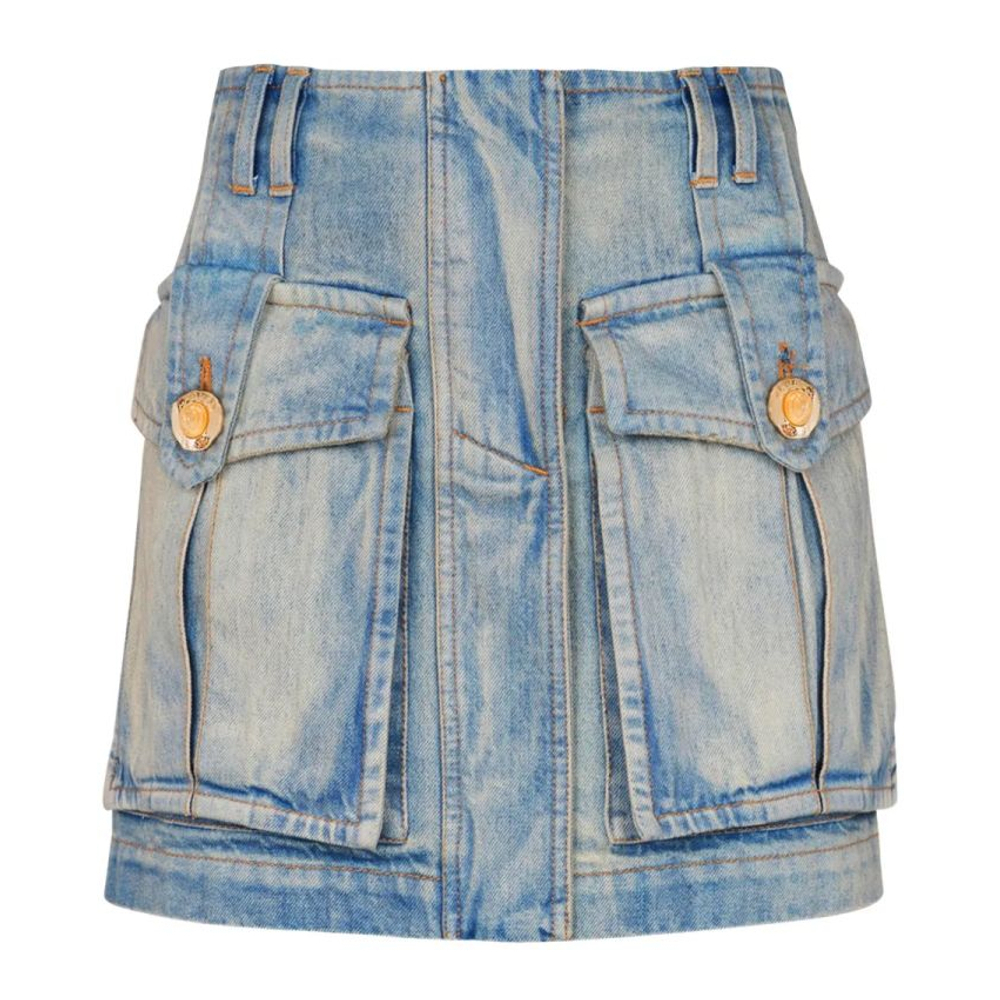 Jupe en Jean 'Belted' pour Femmes