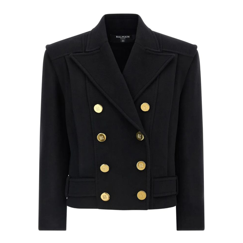 Women's 'Peak-Lapel Belted' Peacoat