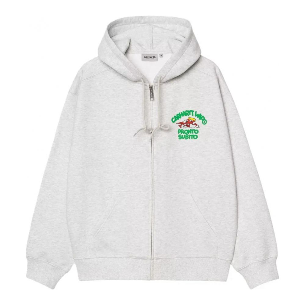 Sweatshirt à capuche  'Pronto Subito-Print Zip-Up' pour Hommes