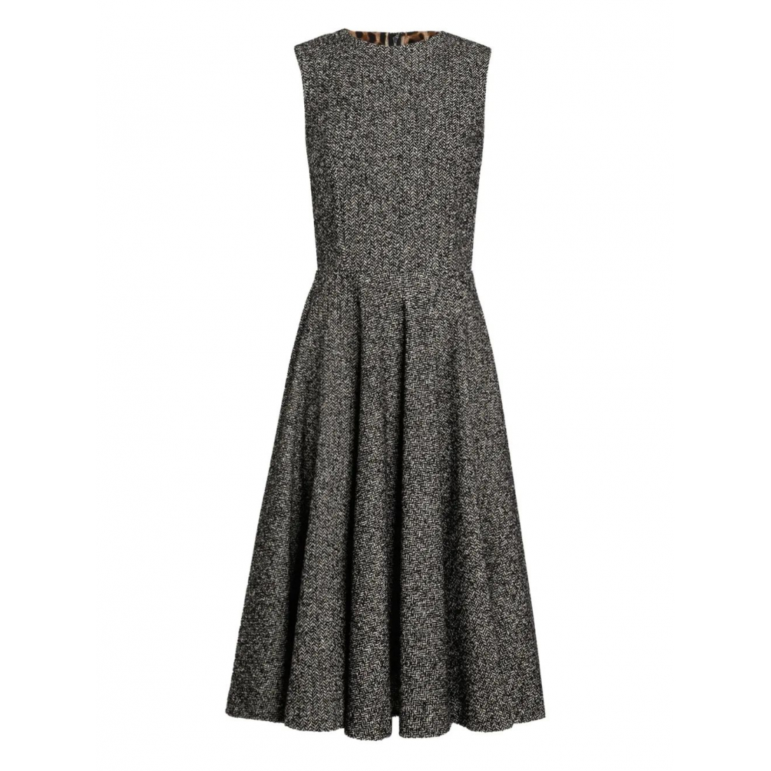 Robe Midi 'Pleat-Detail' pour Femmes