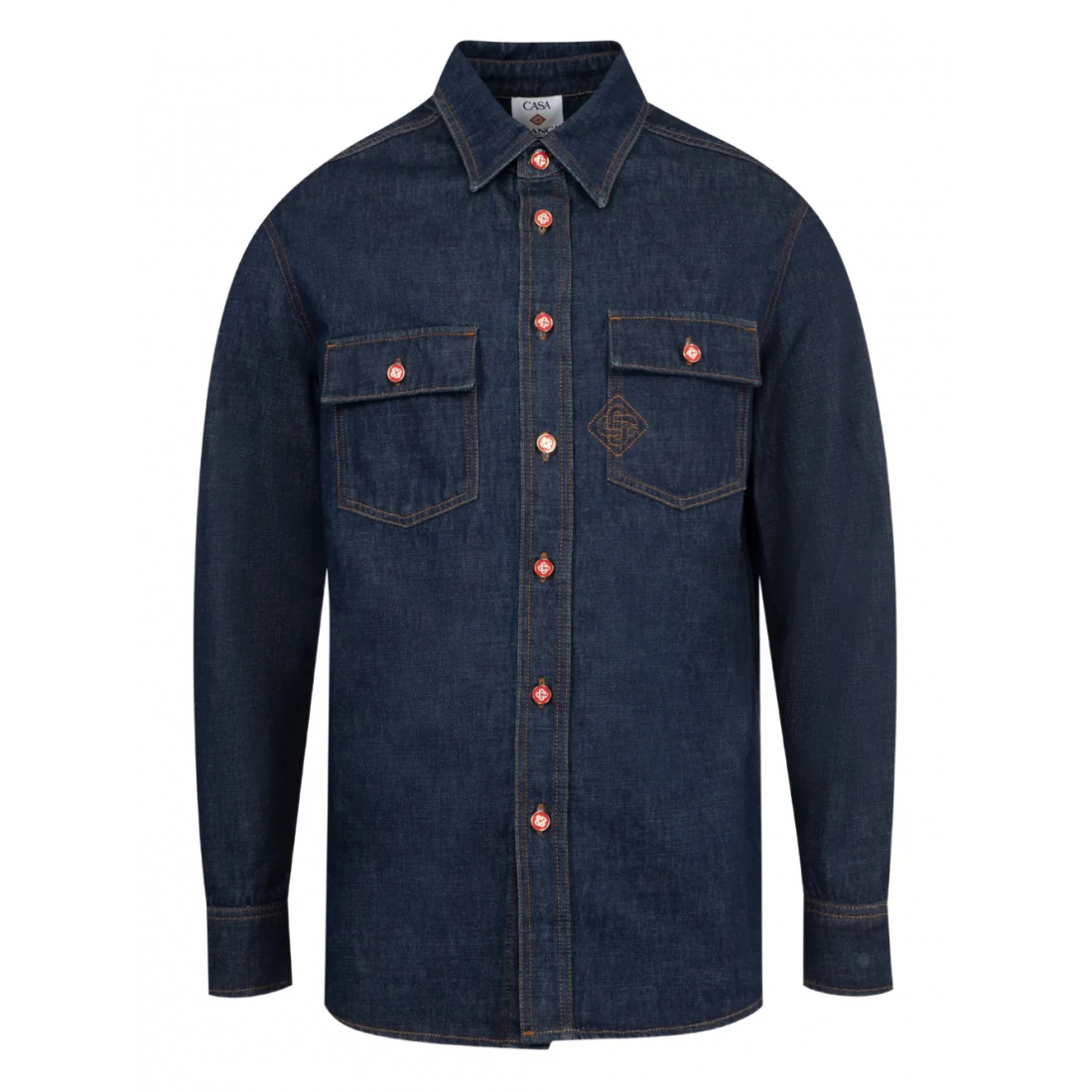 Chemise en Jean 'Monogram-Motif' pour Hommes
