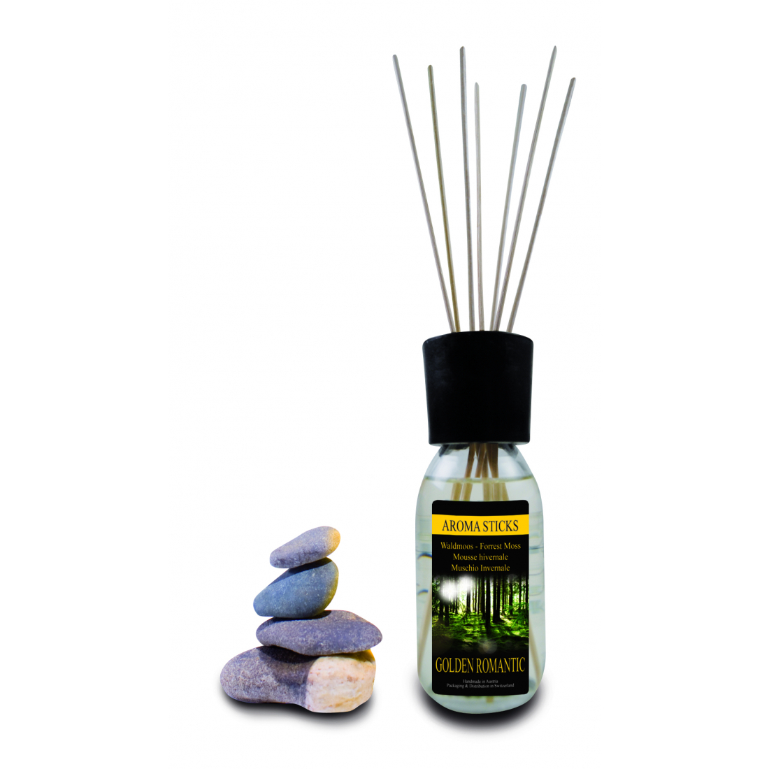 Bâtonnets diffuseurs 'Golden Romantic Mousse' - 125 ml