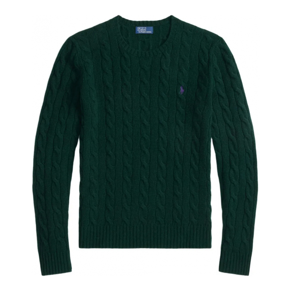 Pull en cachemire 'Cable-Knit' pour Femmes