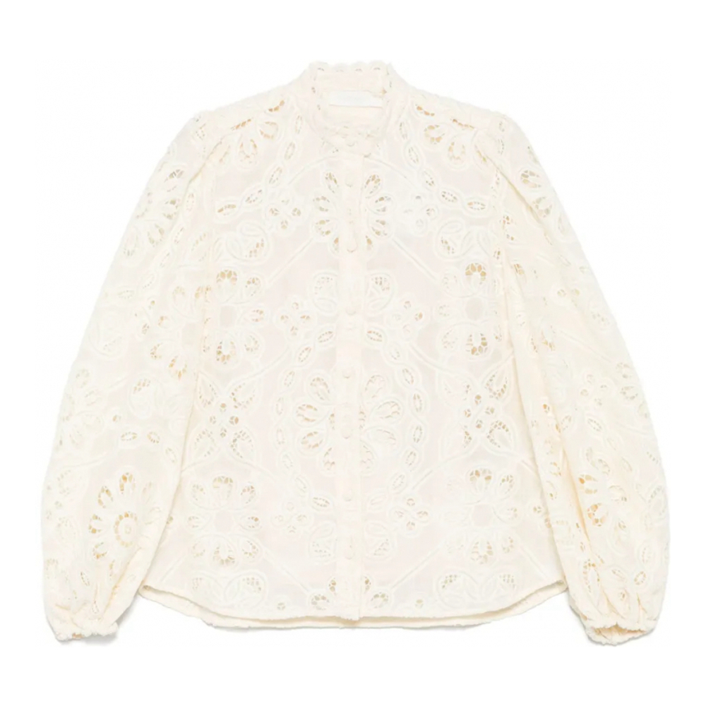 Women's 'Floral-Embroidered' Shirt