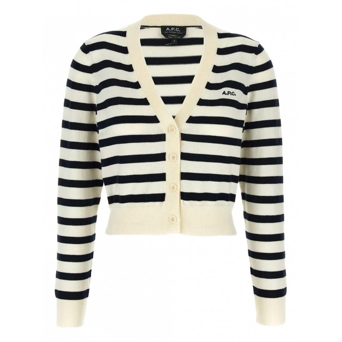 Cardigan 'Striped Button' pour Femmes