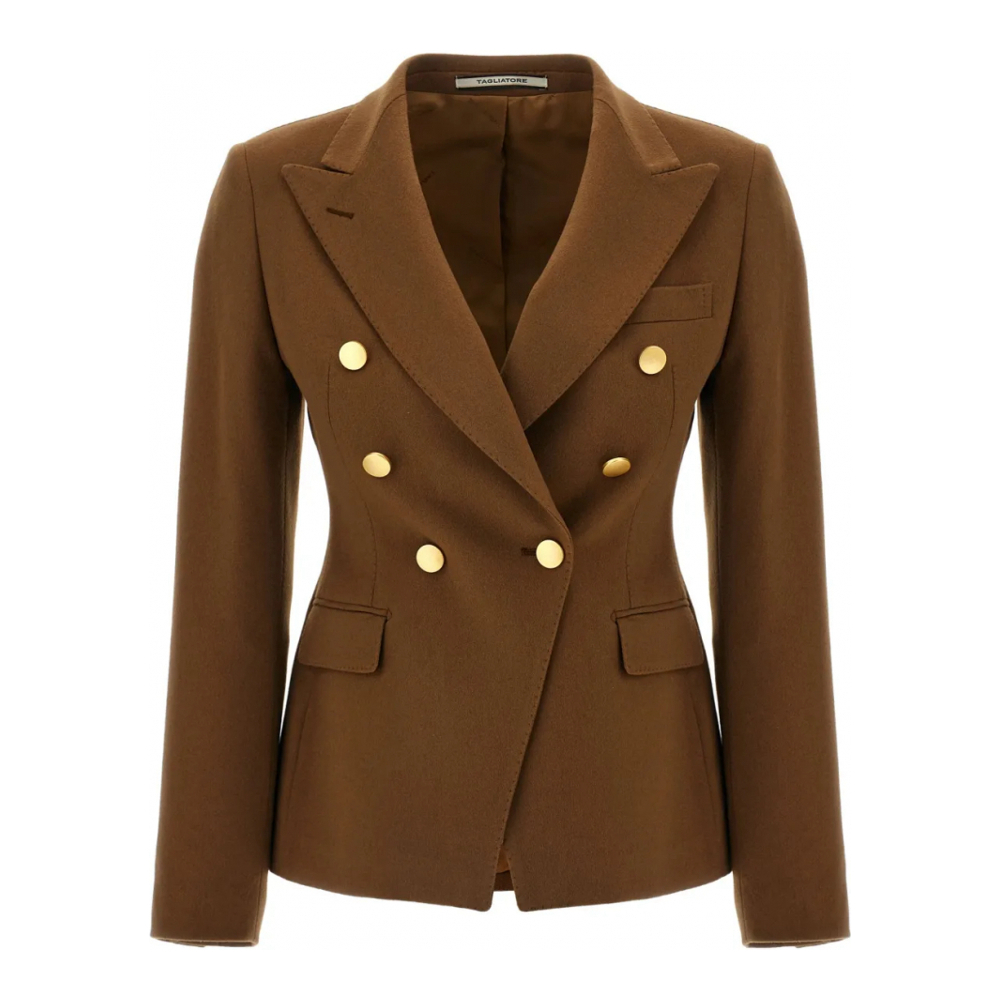 Blazer 'Double-Breasted Peak-Lapel' pour Femmes