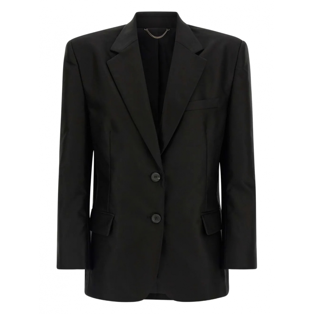 Blazer 'Flower-Appliqué Single-Breasted' pour Femmes