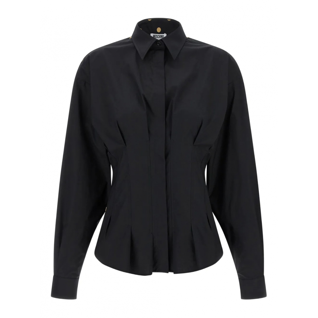 Chemise 'Polka-Dot Pleated' pour Femmes