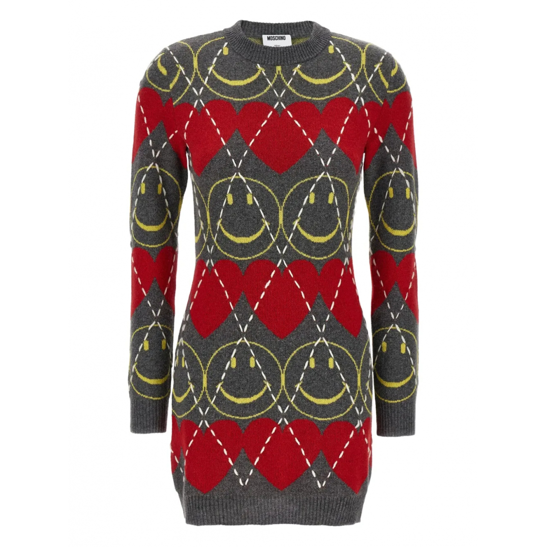 Women's 'Smiley® Argyle-Pattern' Mini Dress