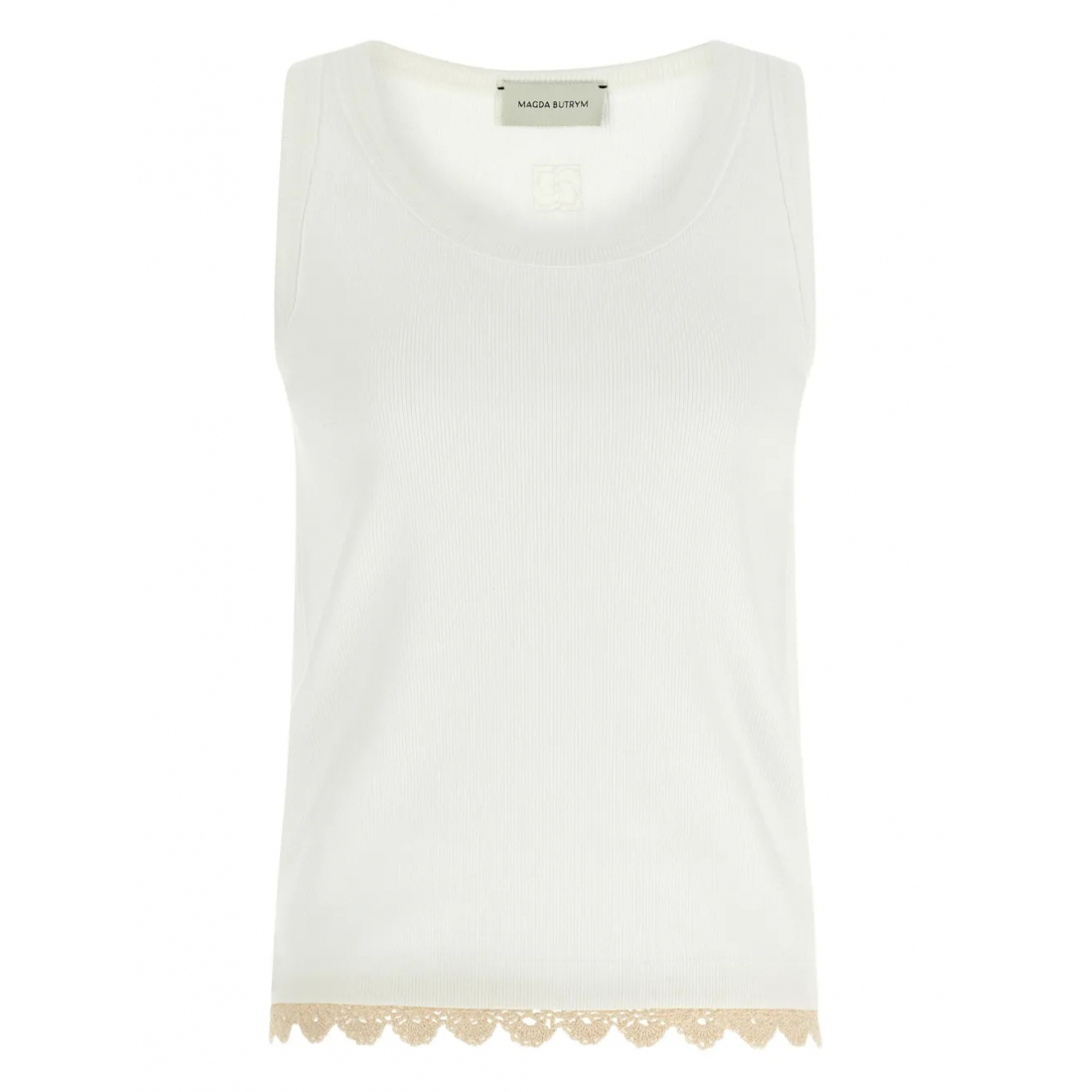 Débardeur 'Ribbed Crochet-Trimmed' pour Femmes