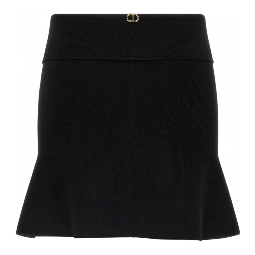 Mini Jupe 'Folded-Top Flared' pour Femmes