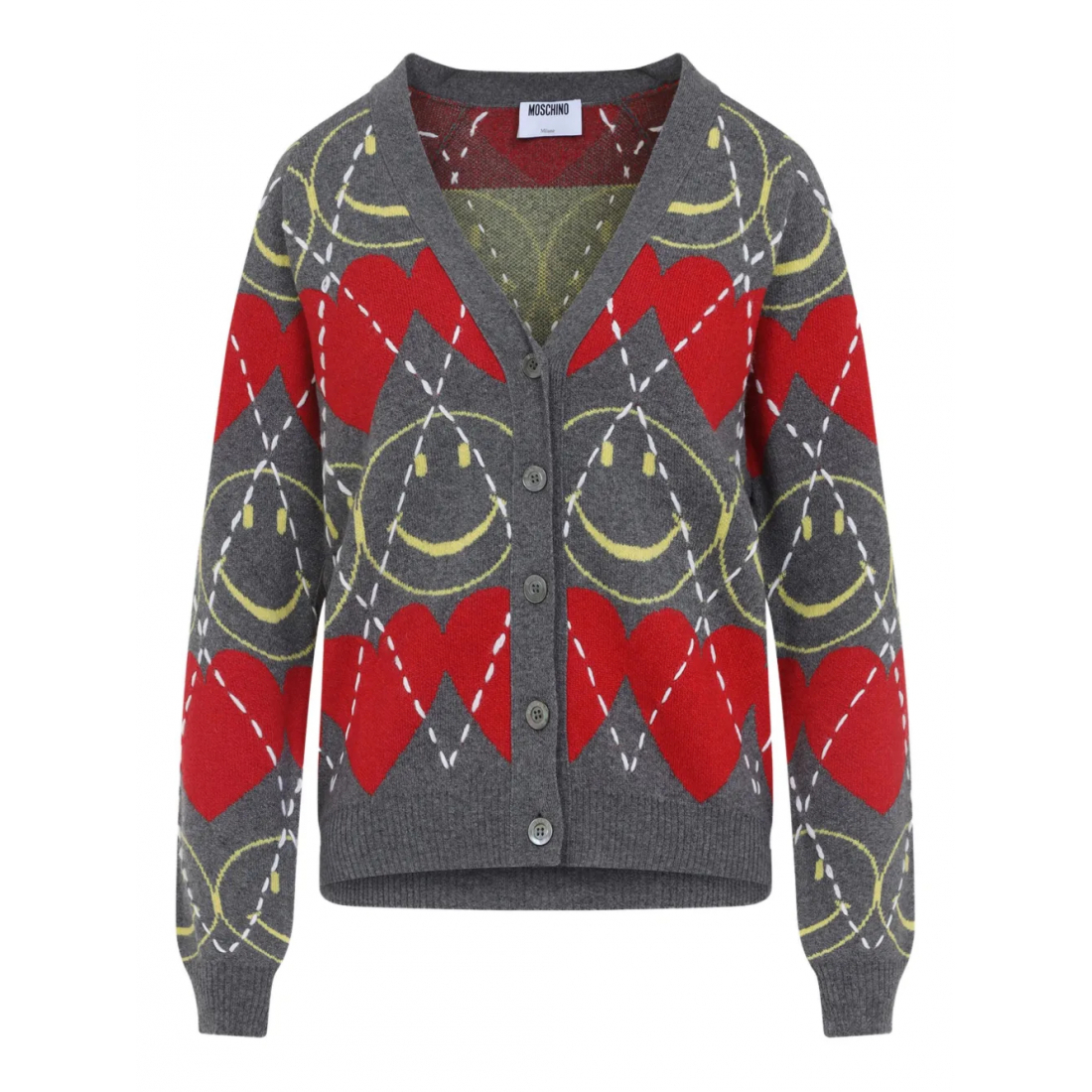 Women's 'Smiley-Heart' Cardigan