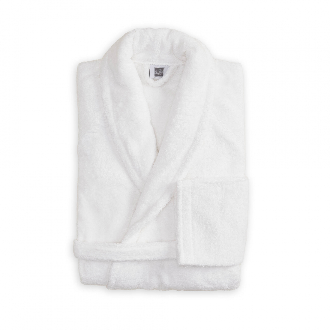 Peignoir Col Châle Elisa, Blanc