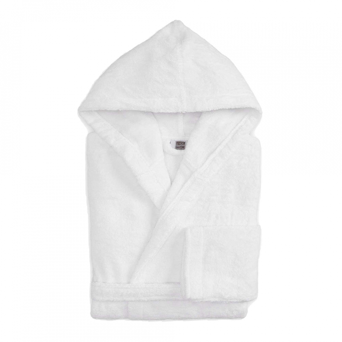 Elisa Peignoir À Capuche, Blanc