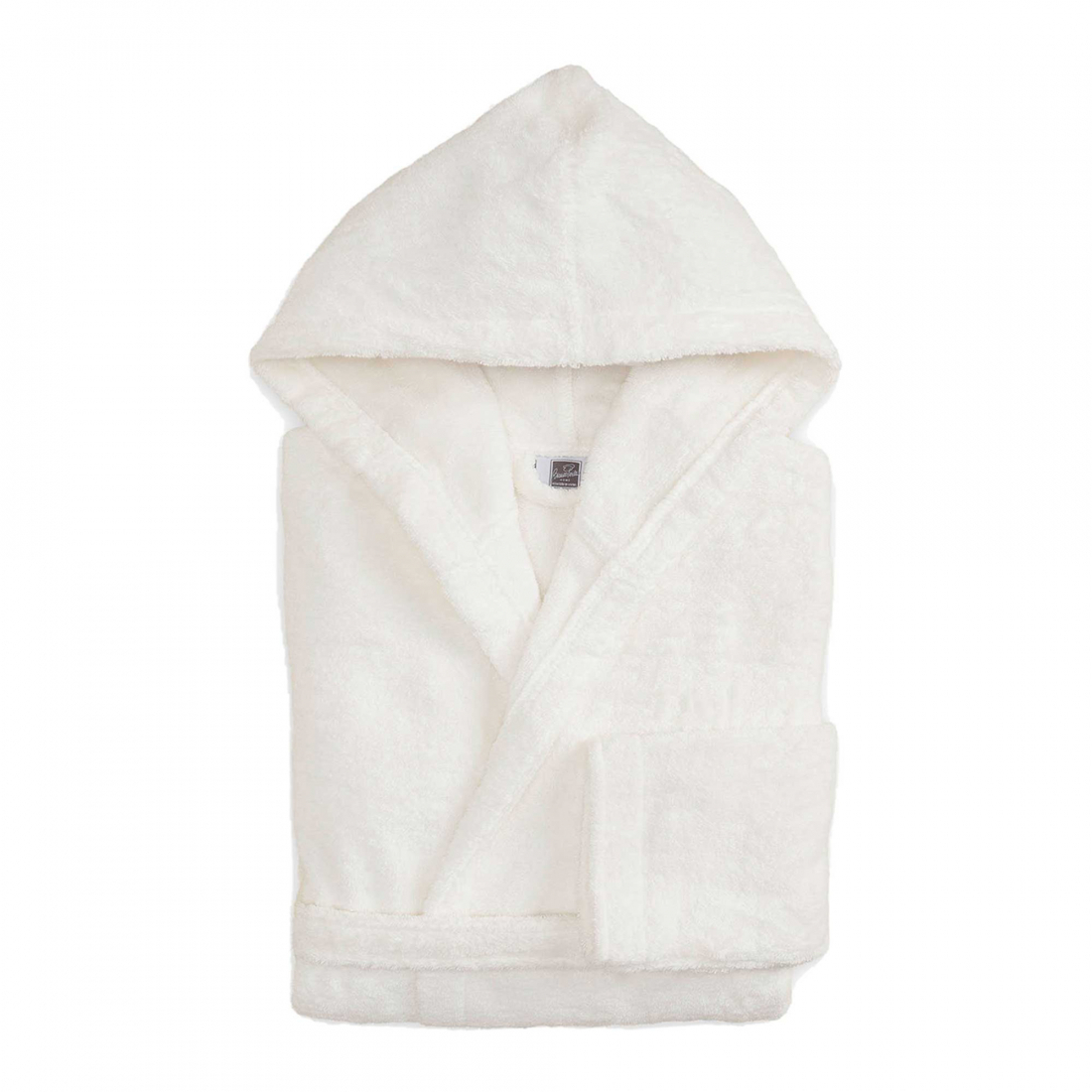 Elisa Peignoir À Capuche, Ivoire