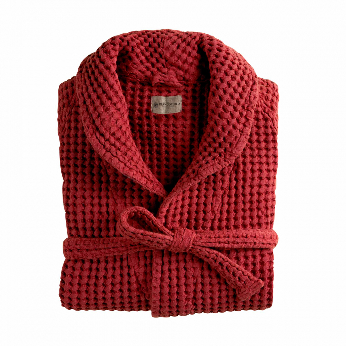 Peignoir Col Châle Zeno, Cerise