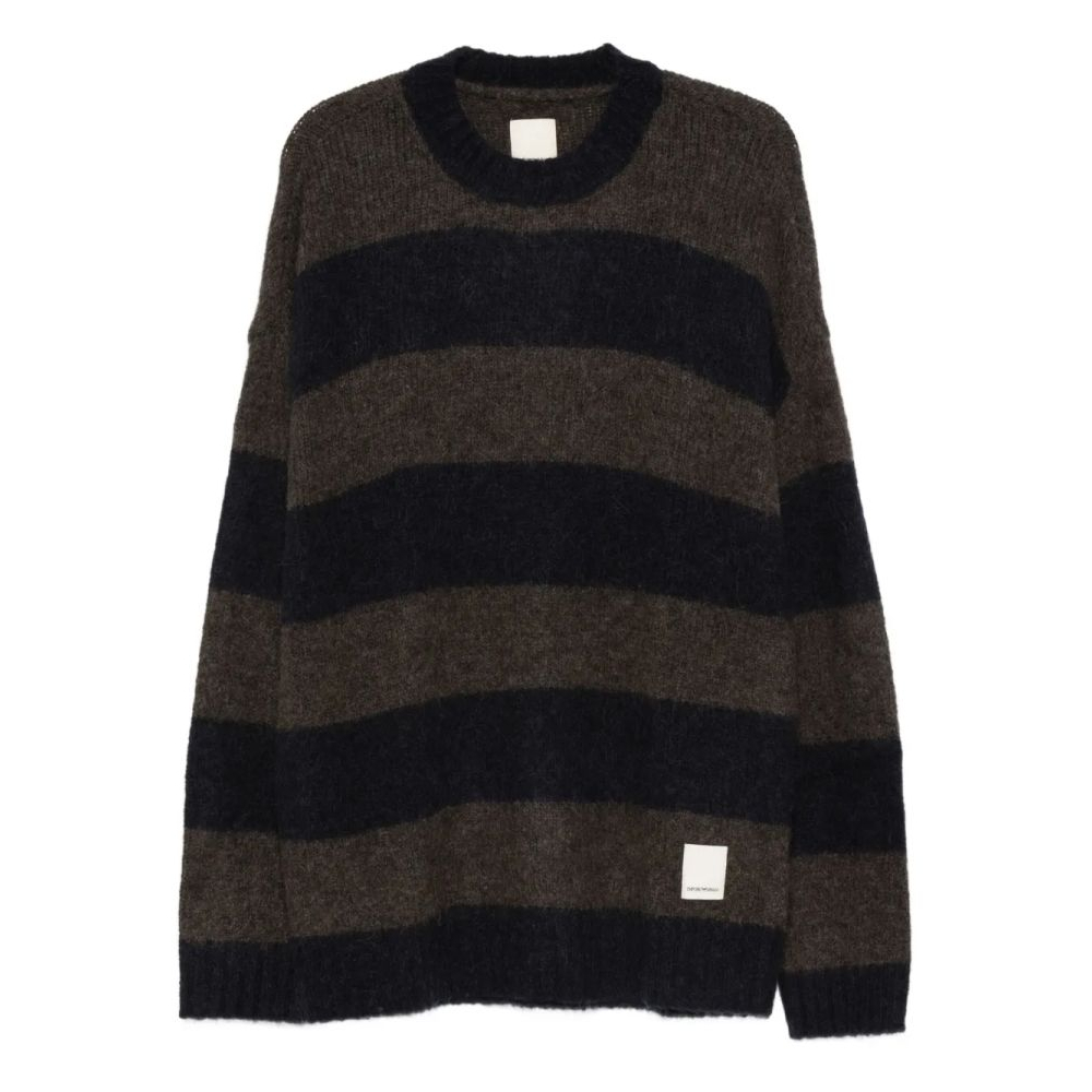 Pull 'Striped Crew-Neck' pour Hommes
