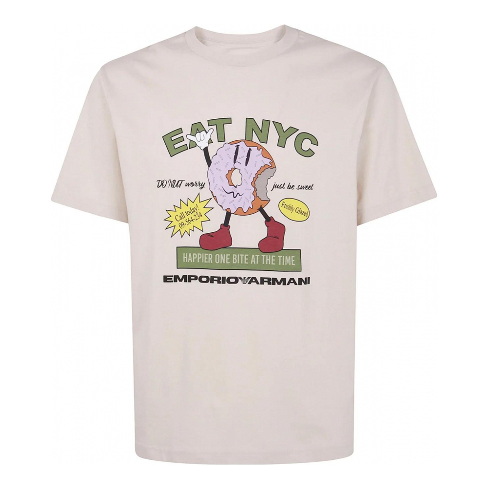 Men's 'Donut-Print' T-Shirt