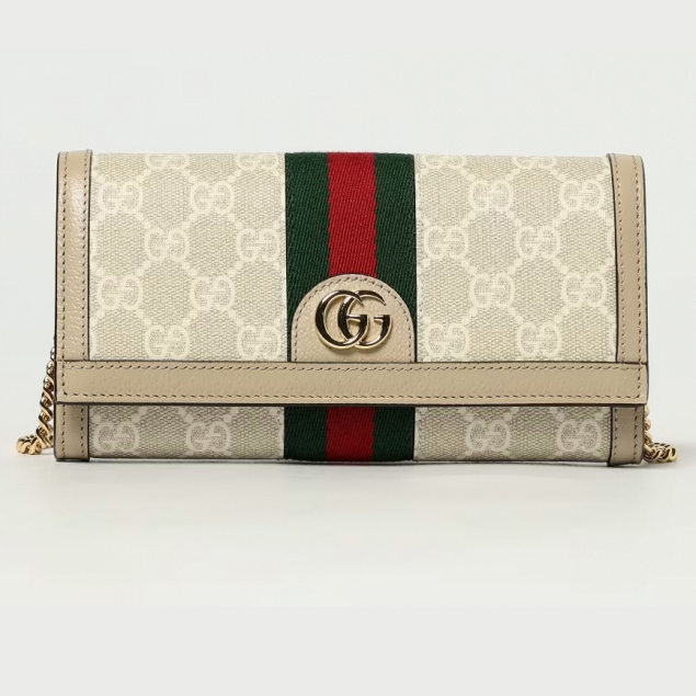 Women's 'Ophidia GG Monogram Wallet on Chain' Crossbody Bag