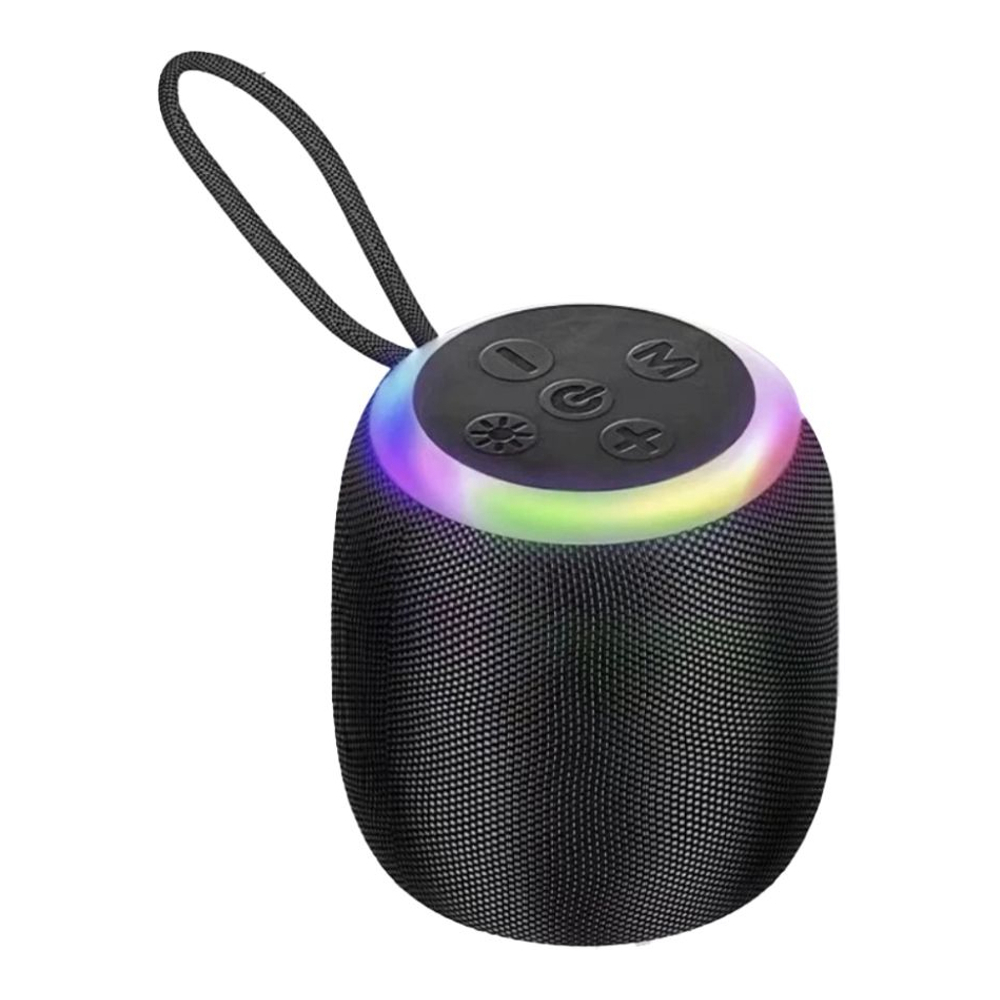 '5W with Built-in LED Strip' Bluetooth Speaker - 5 Watts - Black