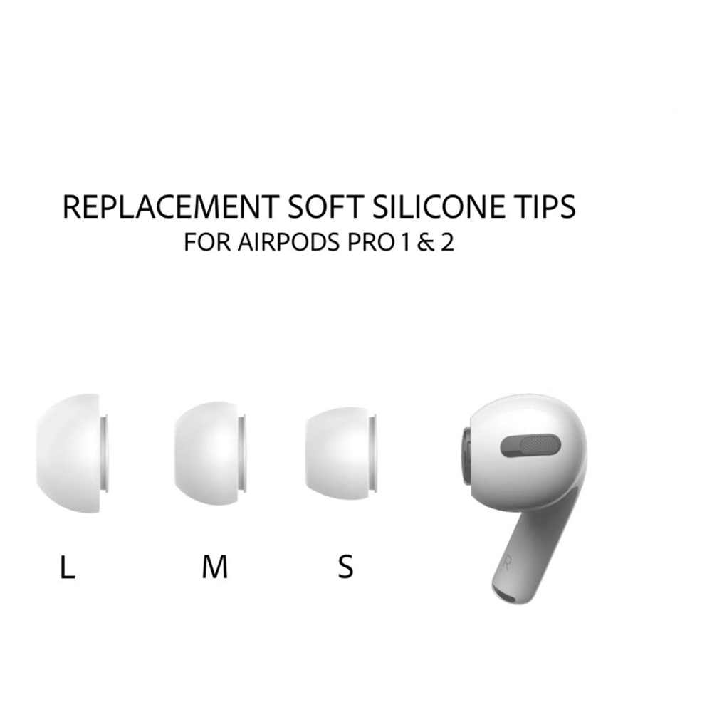 Ersatz-Ohrstöpsel aus Kunststoff für AirPods Pro – 3 Größen