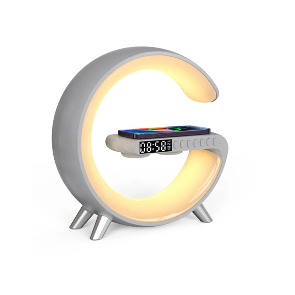 '15W LED Light' Wireless Charger with Built-in Bluetooth Speaker