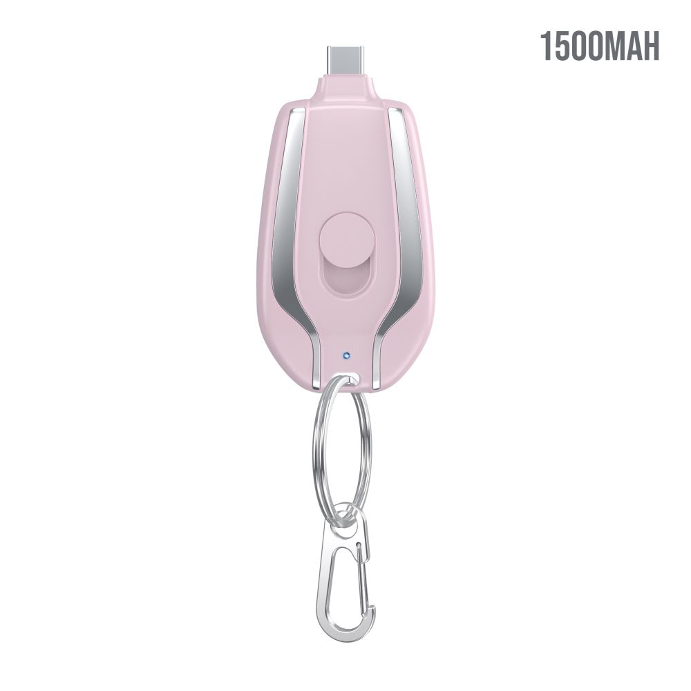 USB-C Keychain Battery – Pink