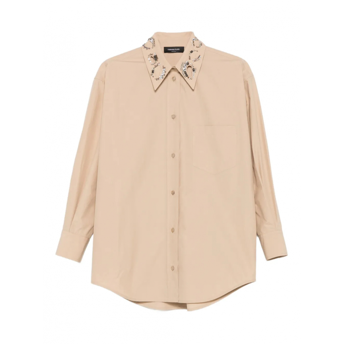 Chemise 'Embellished-Collar' pour Femmes