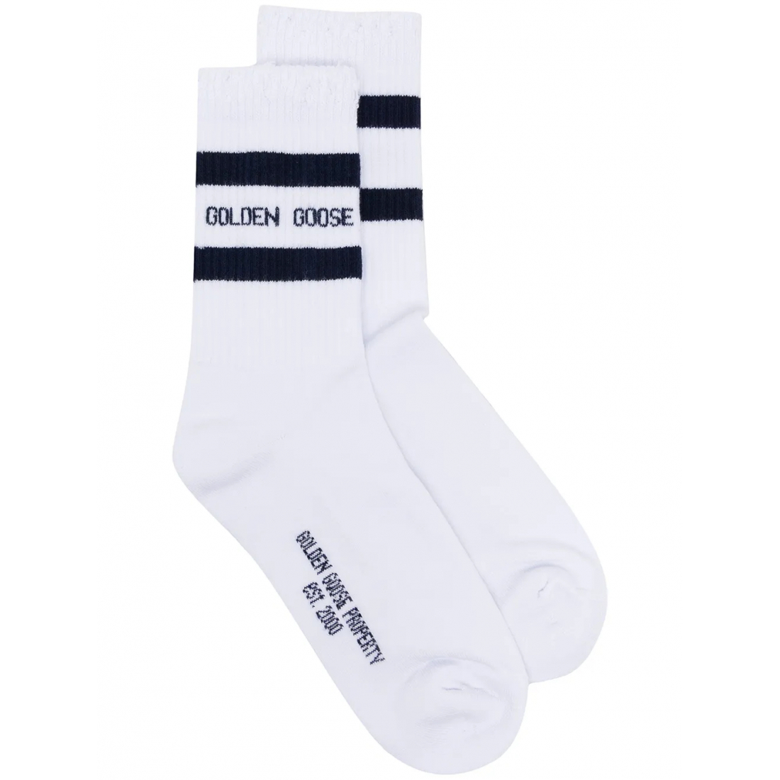 Chausettes 'Stripe Trim Ribbed' pour Femmes