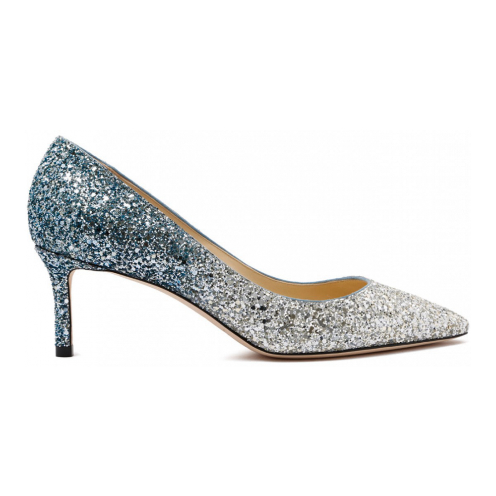 Women's 'Coarse Glitter Fabric Pointed' Pumps