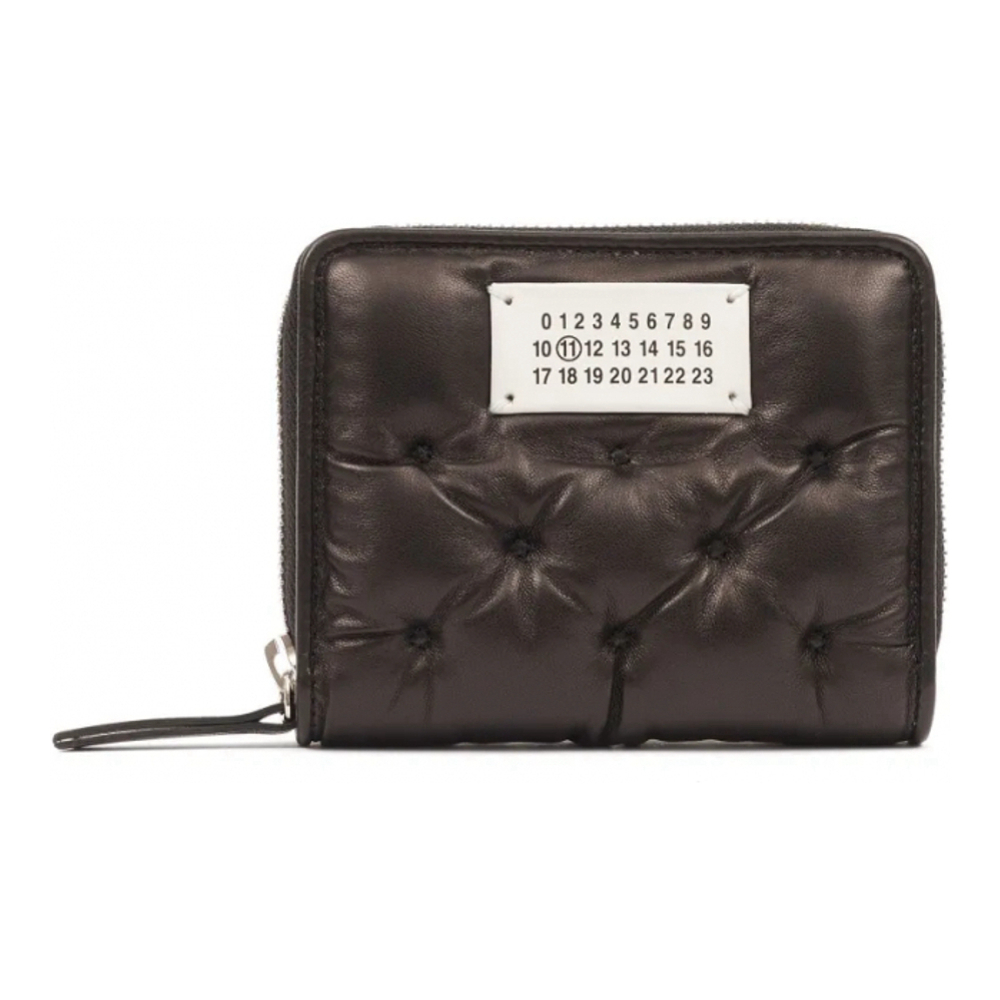 Numbers-Motif Padded' Wallet