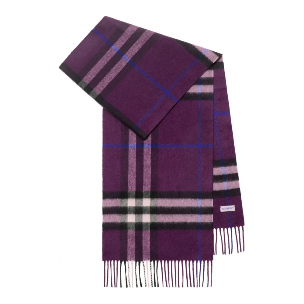 'Checked' Kaschmir Schal