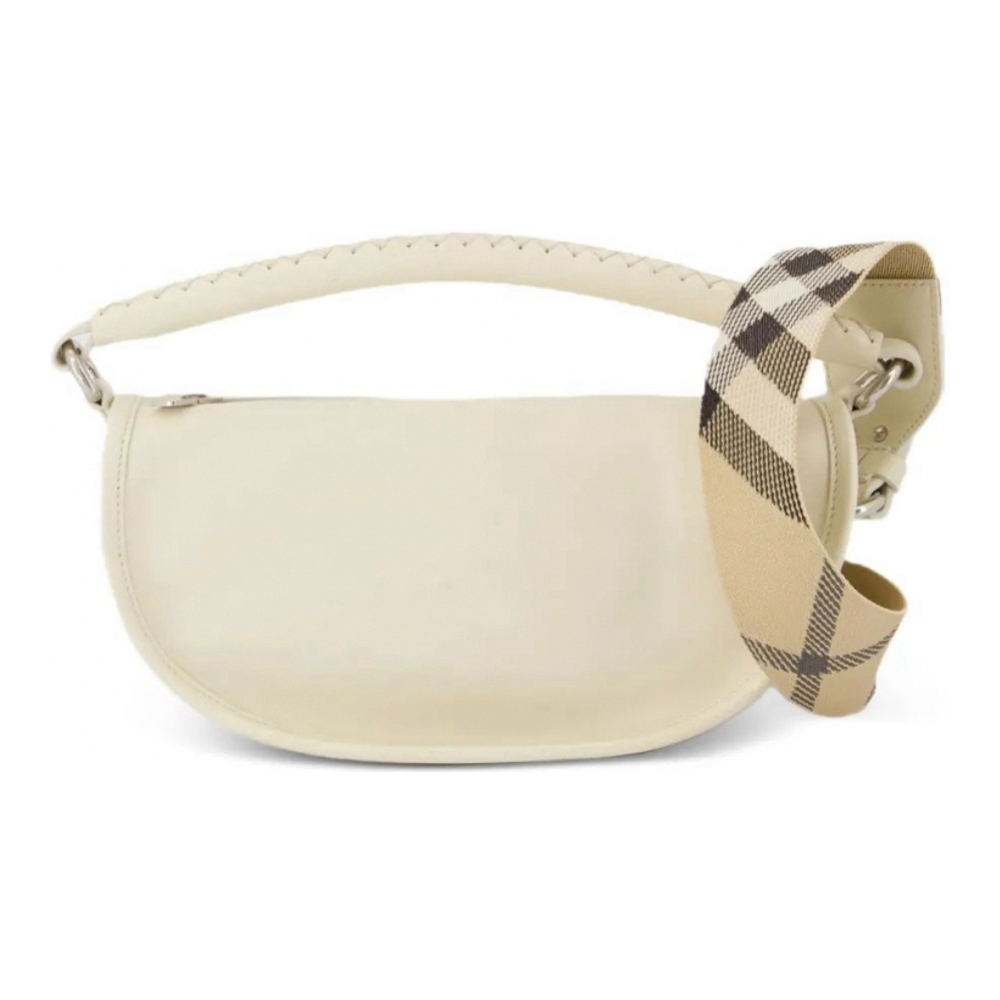 Women's 'B-Clip Plaid-Strap' Shoulder Bag