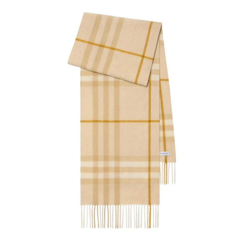 Écharpe en cachemire  'Checked'