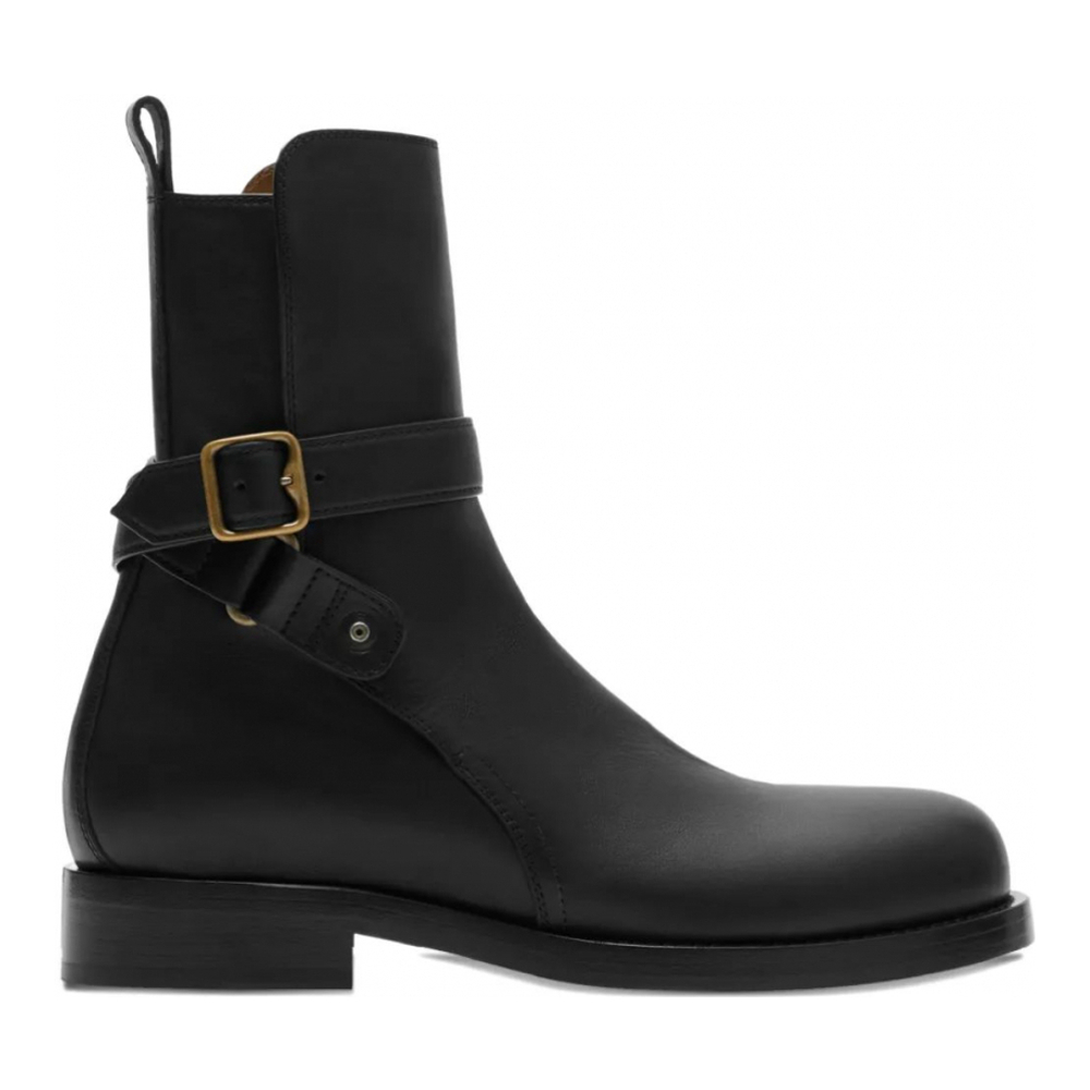 Bottines 'Buckle-Strap Biker' pour Hommes