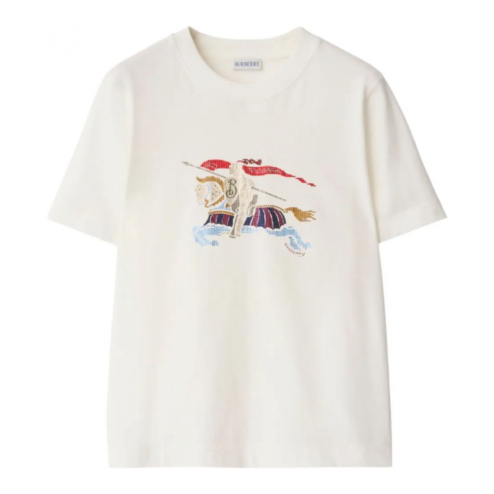 T-shirt 'Crystal-Embellished' pour Femmes