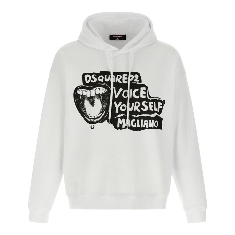 Men's 'Logo-Printed Drawstring' Hoodie