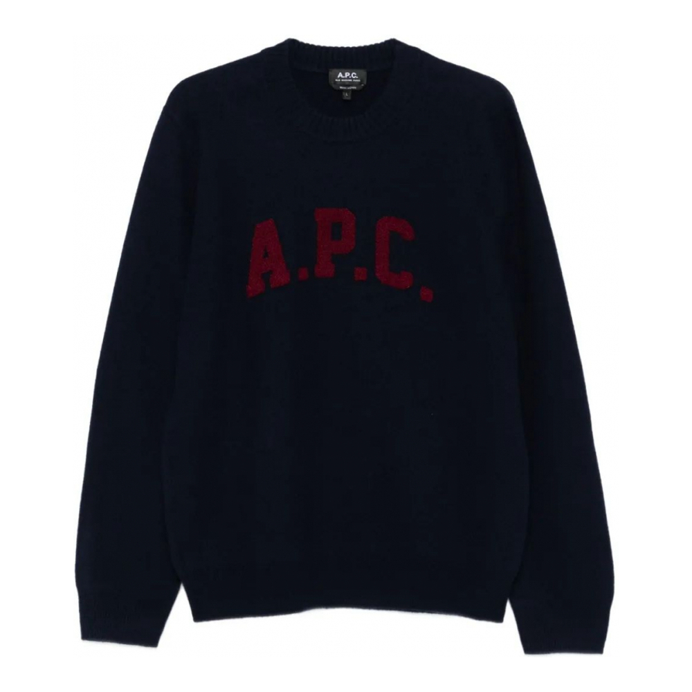 Pull 'Logo-Detail Crew-Neck' pour Hommes