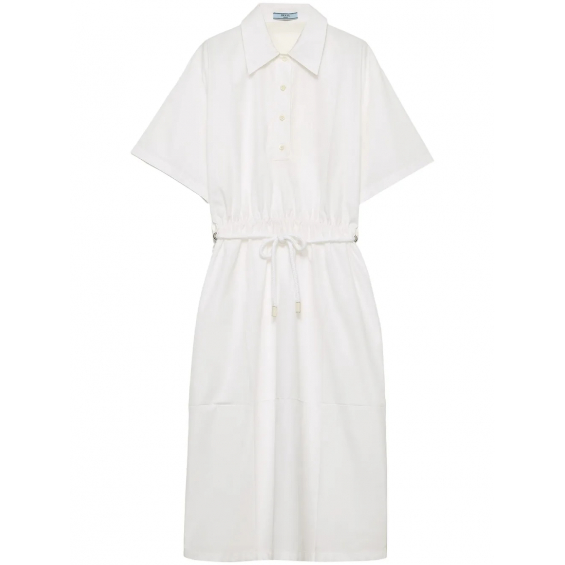 Robe Midi 'Drawstring' pour Femmes