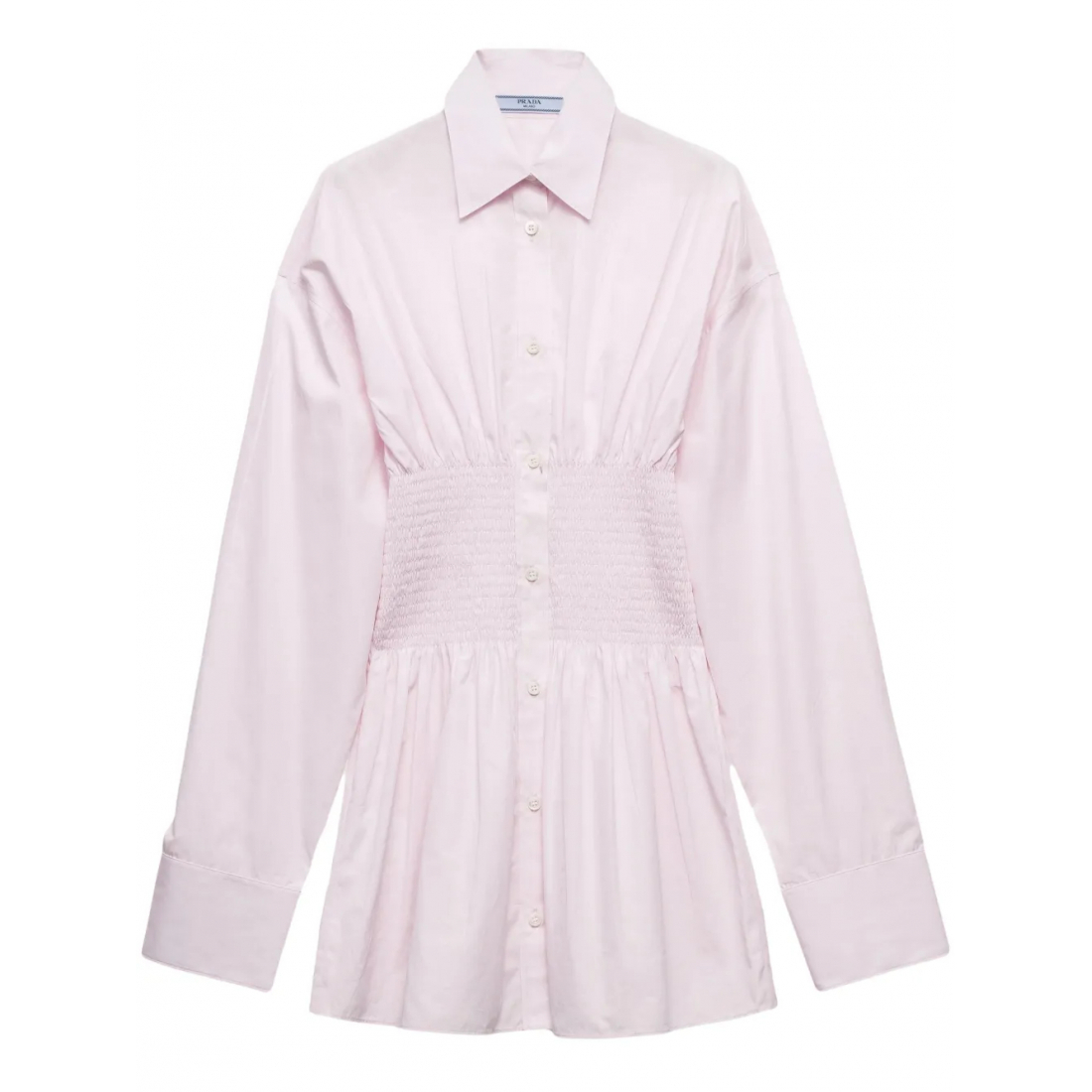Robe chemise 'Smocked-Waist' pour Femmes