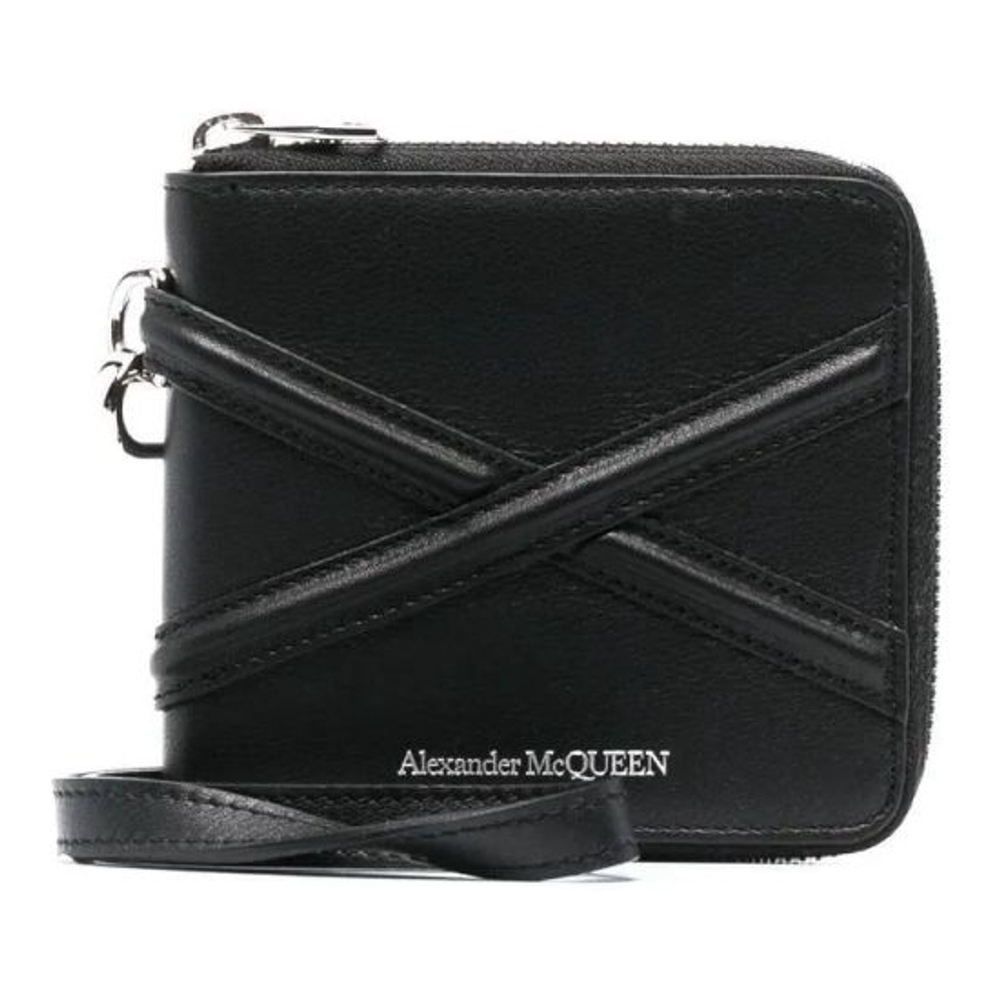 Men's 'Engraved-Logo Bi-Fold' Wallet