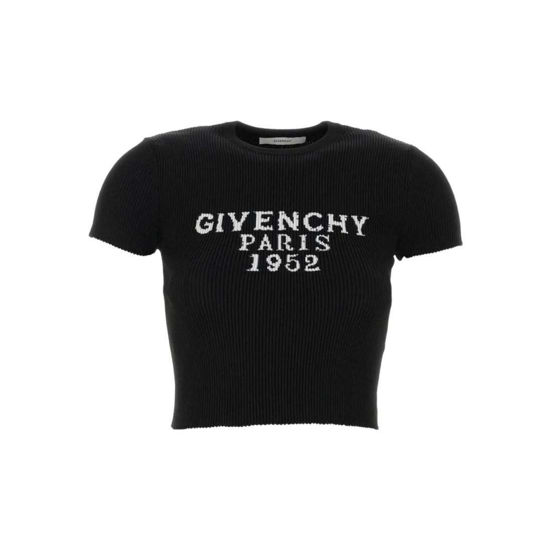 T-shirt 'Ribbed Cropped' pour Femmes