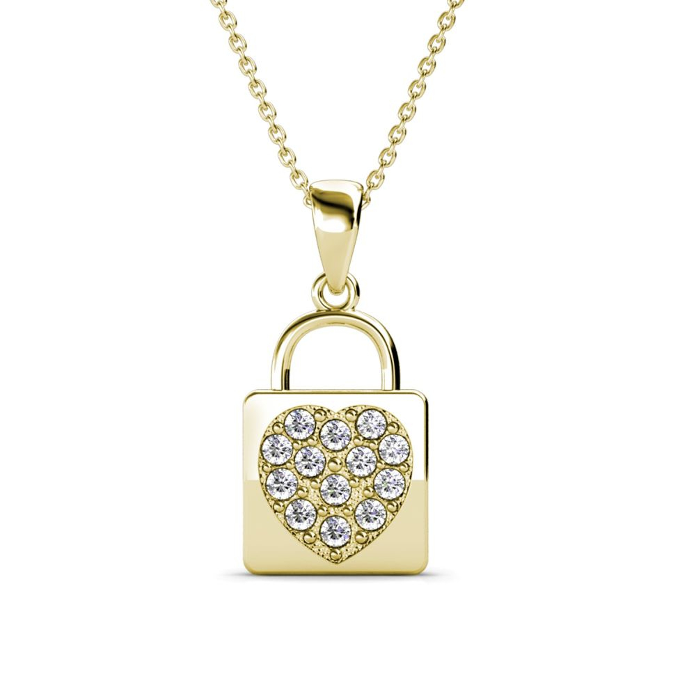 Pendentif 'Lock Heart' pour Femmes
