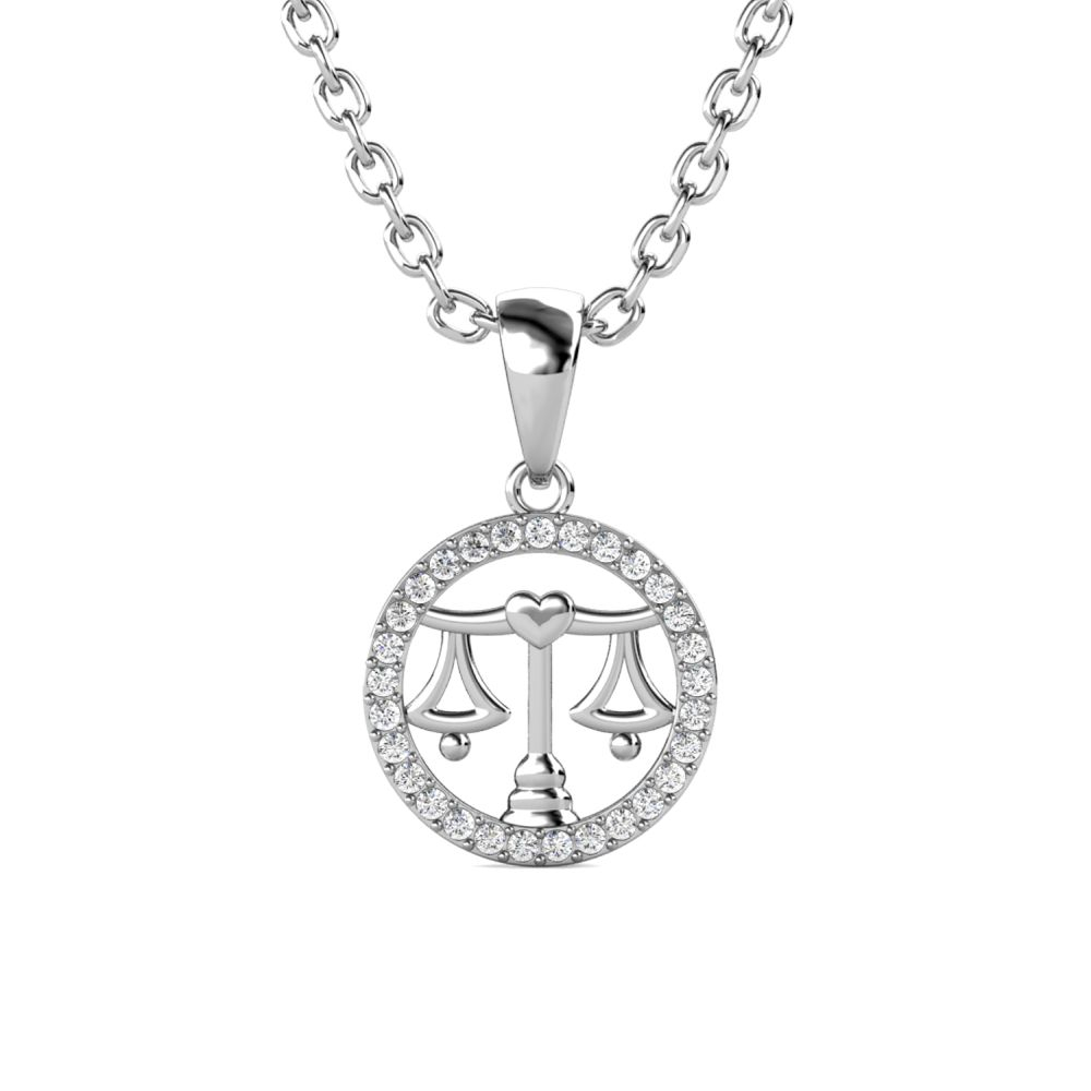 Pendentif 'Libra Zodiac' pour Femmes